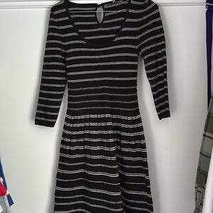 Black and White Striped Dress, size S, women’s